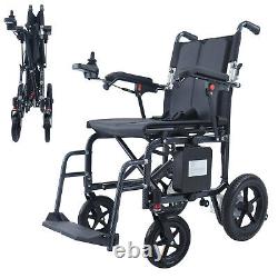 Lightweight Travel Electric Wheelchair Folding Portable Powerchair All Terrain