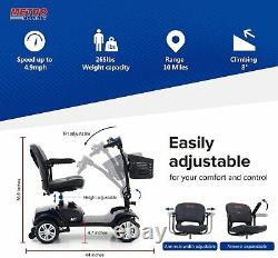 METRO MOBLITY 4 Wheel M1 Mobility Scooter Electric Power Mobile Wheelchair 265lb
