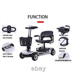 Max Load 440 IBS 4 Wheel Mobility Scooter Electric Powered Wheelchair Device