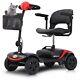 Metro Easy Fold 4-wheel Mobility Scooter Electric Wheel Chair Lightweight Red