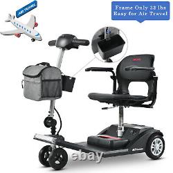 Mobility Scooter Compact Lightweight Mobility Electric Power Wheelchair Airlines