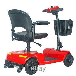 Mobility Scooter Electric Powered Wheelchair Device 180W 24V12AH Range 12.5 MI