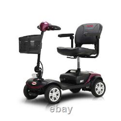 Mobility Scooter Power Wheel Chair 4 Wheels Electric Device Compact for Travel