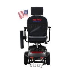 Mobility Scooter Power WheelChair, Outdoor Compact Electric Device Elderly, GRAY