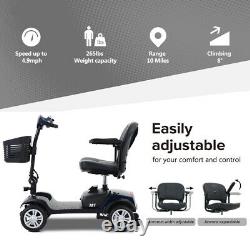 Mobility Scooter Powered Wheelchair Electric Device Compact Travel 4 Wheel Safe