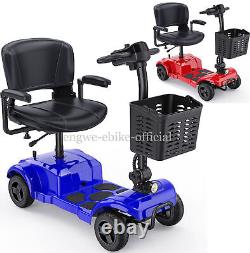 NEW 4 Wheels Mobility Scooters Long-Range Electric Power Wheelchairs for Seniors