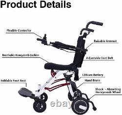 NEW Electric Power Wheelchair Lightweight Foldable Mobility Scooter-Only 40 lbs