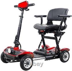 NEW Electric Wheelchair 24V 12AH 4 Wheel Portable Motorized Mobility Scooter