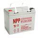 Npp 12v 35ah 12volt Agm Deep Cycle 35ah Battery For Electric Wheelchair Scooter