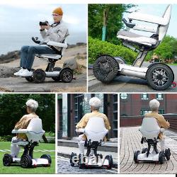 New 24V20Ah Folding Electric Power Wheelchair Mobility Aid Scooter for Seniors
