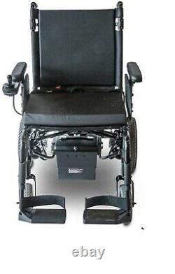 New EWheels EW-M47 Medical Heavy-Duty Folding Power Lightweight Wheelchair Black