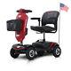 Outdoor 4 Wheels Mobility Scooter Power Wheelchair Electric Device Withwindshield