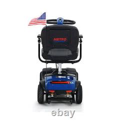 Outdoor Compact Mobility Scooter withWindshield LED Headlight Electric Wheel Chair