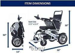 Outdoor Foldable Electric Power Wheelchair Portable Mobility Scooter WheelChair