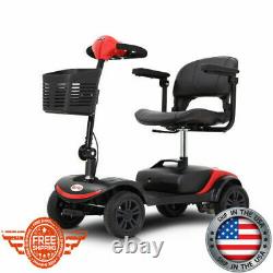 Outdoor Folding Electric Wheelchair 4-wheel Power Scooter Suitable for Travel