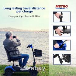 Outdoor Mobility Scooter 4 Wheel Electric Powered Wheelchair Compact Travel US