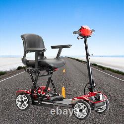 Portable Electric Wheelchair 4 Wheel Adults Upgrade Motorized Mobility Scooter