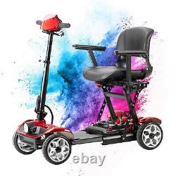 Portable Electric Wheelchair 4 Wheel Adults Upgrade Motorized Mobility Scooter