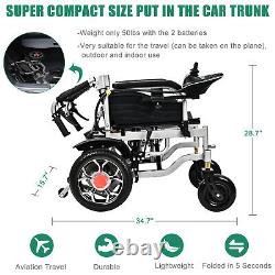Portable Electric Wheelchair for Adults Scooter 286 lbs Motorized All Terrain