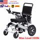 Portable Lightweight Foldable Electric Wheelchair All Terrain 25 Miles Ranges