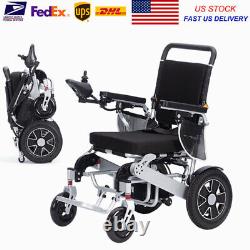 Portable Lightweight Foldable Electric Wheelchair All Terrain 25 Miles Ranges