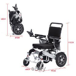 Portable Lightweight Foldable Electric Wheelchair All Terrain 25 Miles Ranges