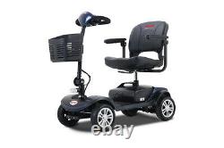 Power Mobility Scooter 4 Wheels Travel Electric Wheelchair Compact WithSwivel Seat