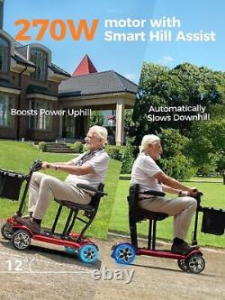 Price Lower than Amz? ENGWE Electric Mobility Scooter Wheelchair Folding 4 Wheel