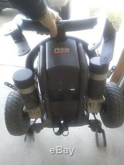 Pride J6 Wheel Chair Power Electric Mobility Scooter Blue Base & Cover, No Seat