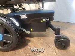 Pride Jazzy Evo 613 Power Chair, Electric Wheelchair, Black and blue -No miles