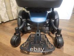 Pride Jazzy Evo 613 Power Chair, Electric Wheelchair, Black and blue -No miles