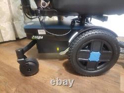 Pride Jazzy Evo 613 Power Chair, Electric Wheelchair, Black and blue -No miles