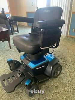 Pride Mobility Go-Chair Compact Portable Electric Wheelchair, Blue