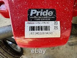 Pride Mobility Jazzy Select, Red Electric Power Chair Wheelchair