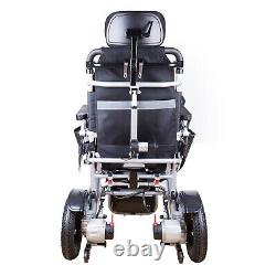 Reclining Folding Lightweight Electric Wheelchair 500W Motor, 330 lbs-13 miles