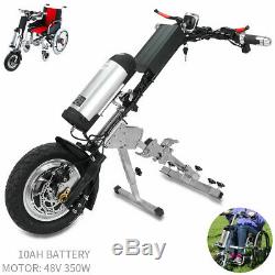 Scooter Attachable Electric Handcycle Handbike Wheelchair 48V/350W 10Ah