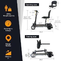 Scooter Mobility Folding Electric Mobility Scooter 4 Wheel Lightweight Scooters