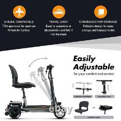 Scooter Mobility Folding Electric Mobility Scooter 4 Wheel Lightweight Scooters