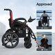 Two Battery All Terrain Foldable Electric Wheelchair Heavy Duty Electric Wheels