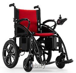 Two Battery All Terrain Folding Electric Wheelchairs 500W Heavy Duty Wheelchairs