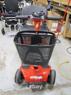 Used EWheels EW-M34 4 Wheel Travel Battery Medical Mobility Scooter, Red