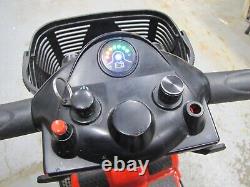 Used EWheels EW-M34 4 Wheel Travel Battery Medical Mobility Scooter, Red