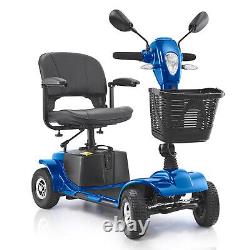 VEVOR Heavy-Duty 4 Wheel Mobility Scooter for Seniors 12 Mile Long Range 265LBS