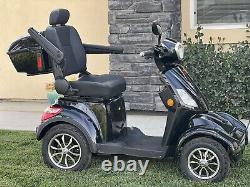 VEVOR Heavy Duty 4-Wheel Mobility Scooters 31 Miles 3-Speed 800W 500lbs Capacity