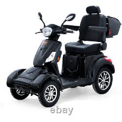 VEVOR Heavy Duty 4-Wheel Mobility Scooters 31 Miles 3-Speed 800W 500lbs Capacity