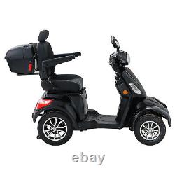 VEVOR Heavy Duty 4-Wheel Mobility Scooters 31 Miles 3-Speed 800W 500lbs Capacity