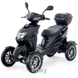 VEVOR Heavy Duty 4-Wheel Mobility Scooters 40 Miles 3-Speed 500W 450lbs Capacity