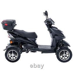 VEVOR Heavy Duty 4-Wheel Mobility Scooters 40 Miles 3-Speed 500W 450lbs Capacity