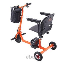 VEVOR Portable 3 Wheel Mobility Scooter for Seniors 12 Mile Range Max 330LBS