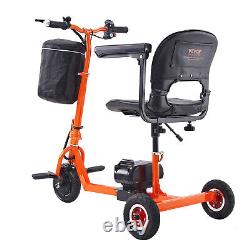 VEVOR Portable 3 Wheel Mobility Scooter for Seniors 12 Mile Range Max 330LBS